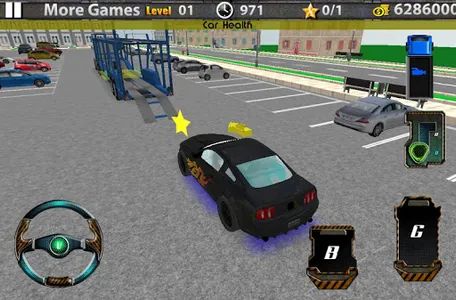 3D Car transport trailer truck screenshot 12