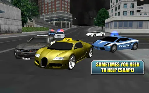 Crazy Driver Taxi Duty 3D screenshot 1