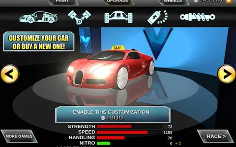 Crazy Driver Taxi Duty 3D screenshot 2