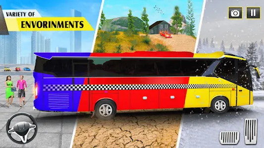 City Coach Bus Driving Game screenshot 6