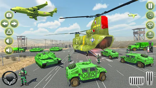 US Army Truck Sim Vehicles screenshot 9