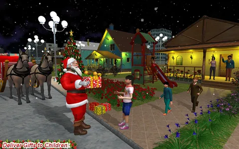 Christmas Flying Santa Gift screenshot 2