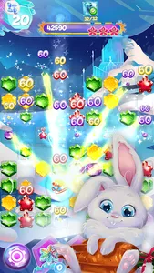 Bunny's Frozen Jewels: Match 3 screenshot 10