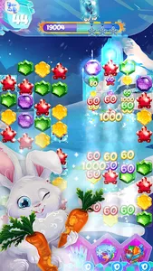 Bunny's Frozen Jewels: Match 3 screenshot 6