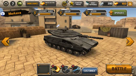 Modern Tank Force: War Hero screenshot 1