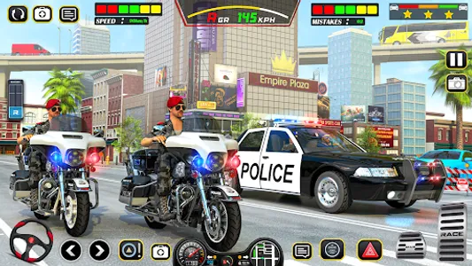 Bike Chase 3D Police Car Games screenshot 10