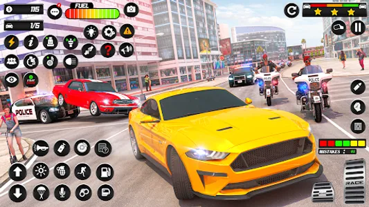 Bike Chase 3D Police Car Games screenshot 9