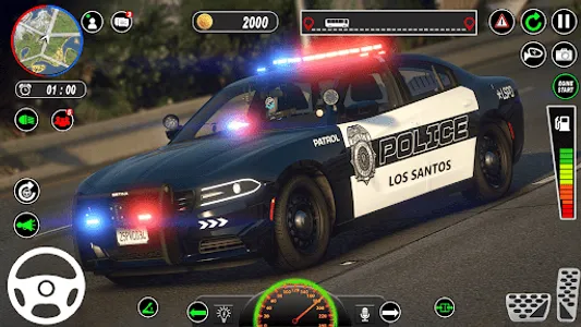 Police Car - Driving School 3D screenshot 11