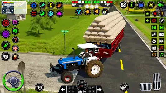 Indian Tractor Farming Games screenshot 13