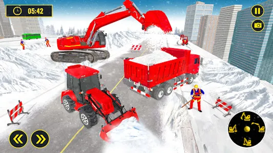 Snow Offroad City Construction screenshot 2