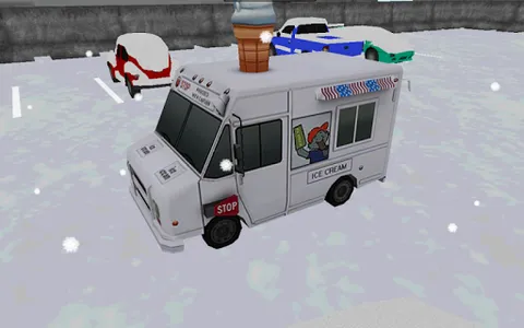 Bus winter parking - 3D game screenshot 3