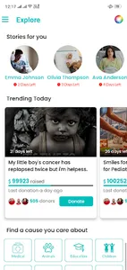 Crowdfunding screenshot 1