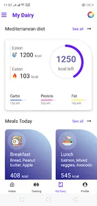 HealthyMe -  Nutrition Plan screenshot 2