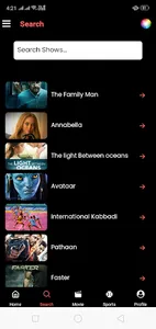 OTT Platform - Live TV & Movie screenshot 1