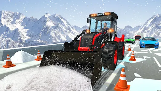 Heavy Snow Excavator Sim 3D screenshot 6