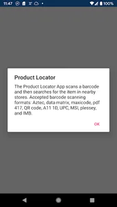 Product Locator screenshot 1