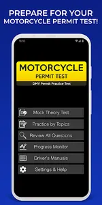 DMV Motorcycle Practice Test screenshot 0