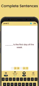 Missing Letters Fill Word Game screenshot 2
