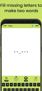Missing Letters Make Two Words screenshot 3