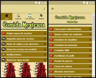 Comida mexicana recetas, comid screenshot 0