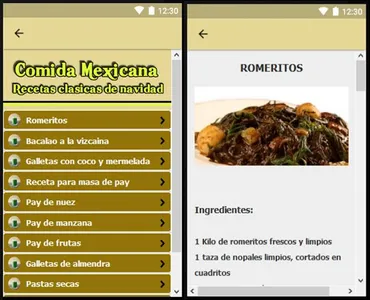Comida mexicana recetas, comid screenshot 5