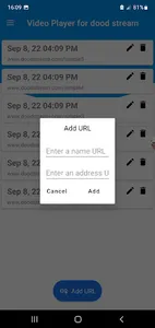 Video player for social media screenshot 0