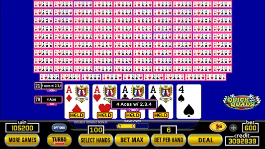 Hundred Play Draw Video Poker screenshot 6