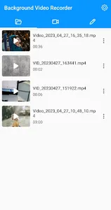 Background Video Recorder screenshot 1