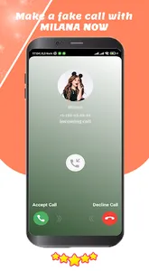 Milana Khametova Video Call screenshot 1