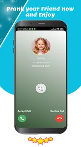 Nastya Fake Video Call Chat screenshot 1