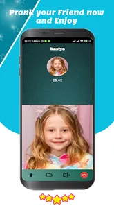 Nastya Fake Video Call Chat screenshot 2