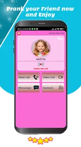 Nastya Fake Video Call Chat screenshot 5