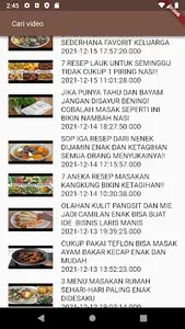 Video Memasak Nusantara screenshot 2