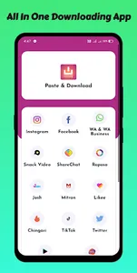 Paste & Download-All Social Vi screenshot 1