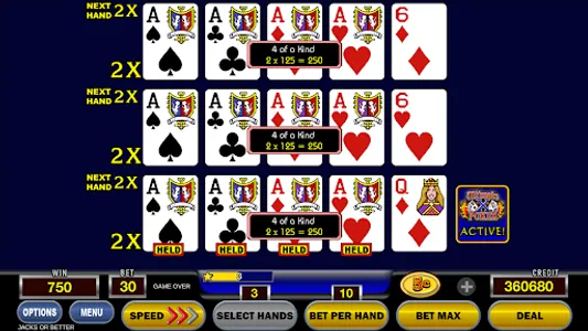 Ultimate X Poker™ Video Poker screenshot 1