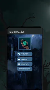 Horror Girl Fake Call screenshot 0