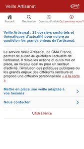 Veille Artisanat screenshot 3