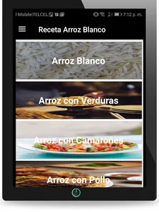 Receta arroz blanco screenshot 2