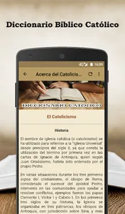 Diccionario Bíblico Católico screenshot 4