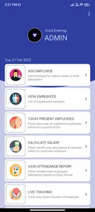 Vinsup Attendance Management screenshot 2