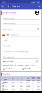 Vinsup Attendance Management screenshot 3