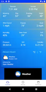 Weather screenshot 1