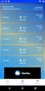 Weather screenshot 2