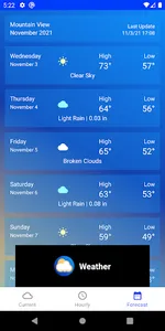 Weather screenshot 3