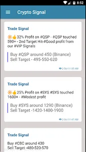 VIP Crypto Signals screenshot 0