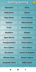 Spelling Learning for Kids screenshot 0
