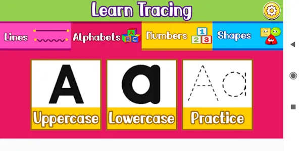Kids Tracing Alphabets, Number screenshot 0