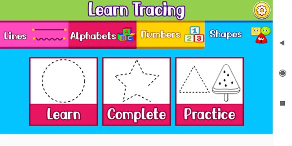 Kids Tracing Alphabets, Number screenshot 2