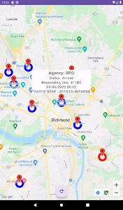 RVA Emergency Calls Map screenshot 3