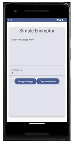 SimpleEncryptor screenshot 0